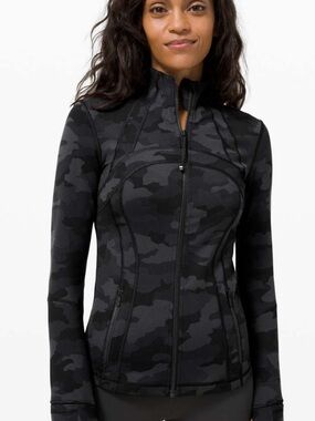 lululemon athletica Black Camo Define jacket